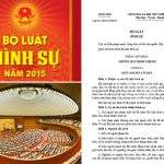Bộ luật hình sự số 100/2015/QH13