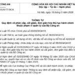 Thông tư 62/2026/TT-BCA – Phân cấp, cắt giảm thủ tục hành chính