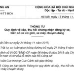 Thông tư 79/2024/TT-BCA về cấp mới và cấp đổi đăng ký xe