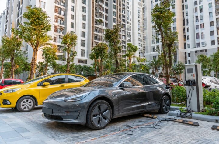 Tách biệt khu vực để xe điện và xe xăng ở chung cư