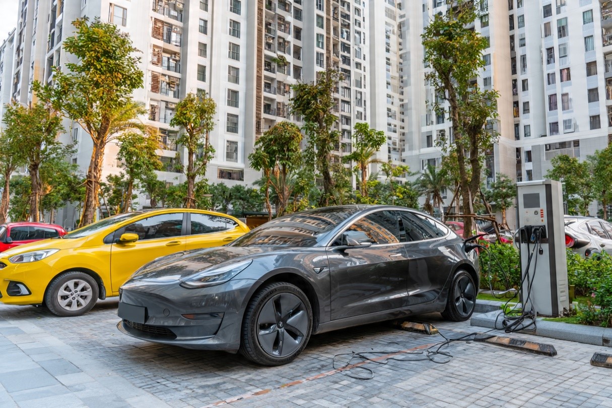 Tách biệt khu vực để xe điện và xe xăng ở chung cư